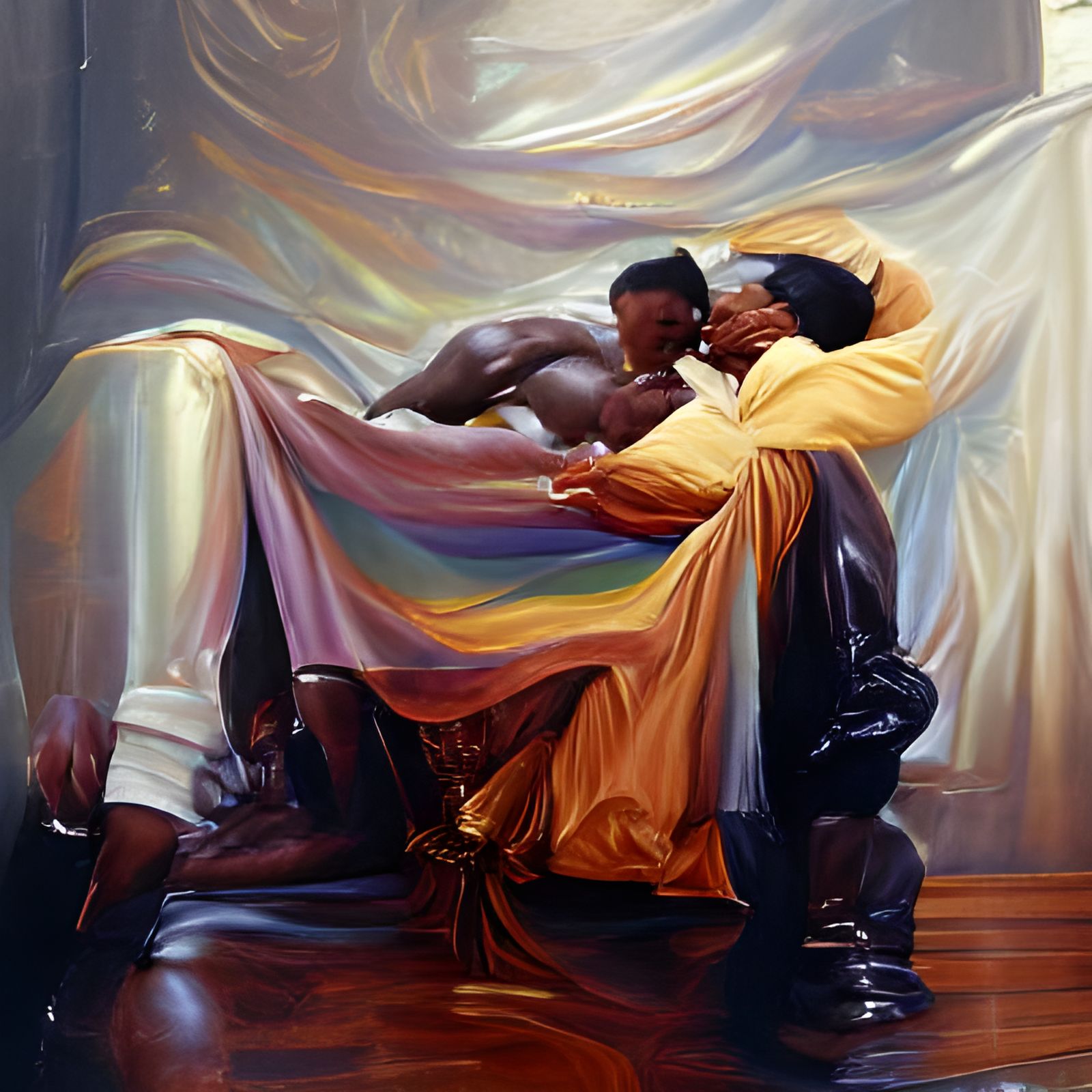 Black Queer Love: An Oil Painting