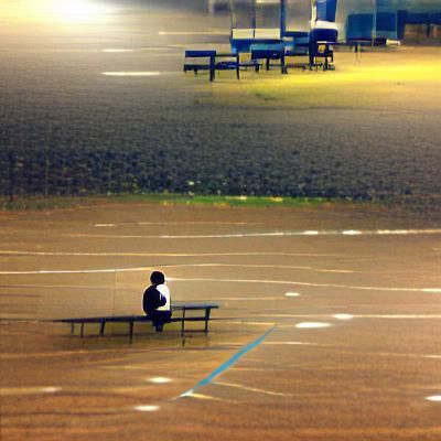 AI Generated Image from Empty Prompt