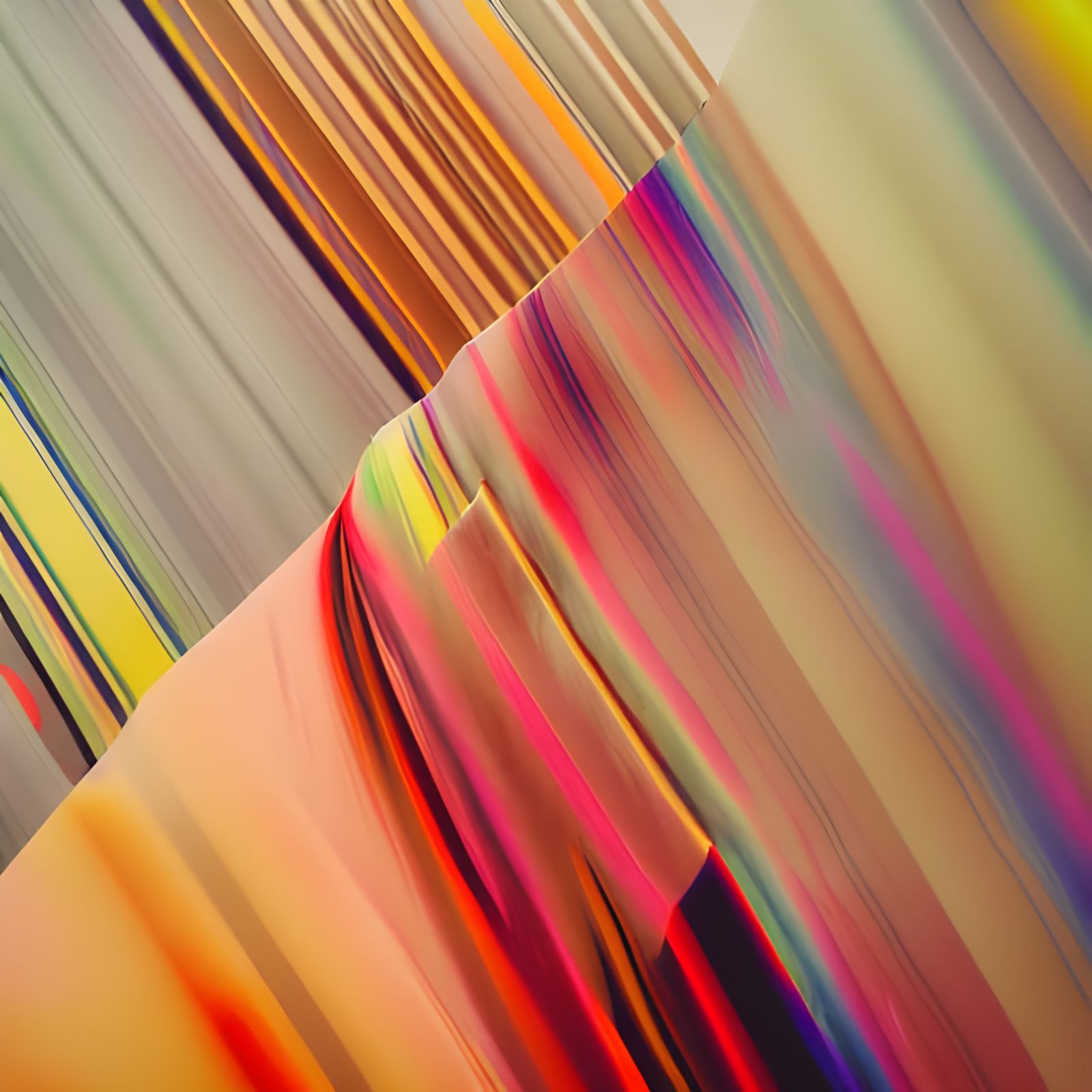 Abstract Nature Pattern with Luminous Particles