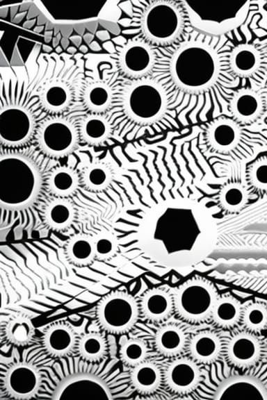 Abstract Time Flow: Geometric Generative Art