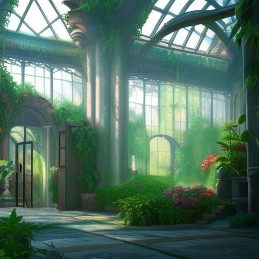 Misty Greenhouses