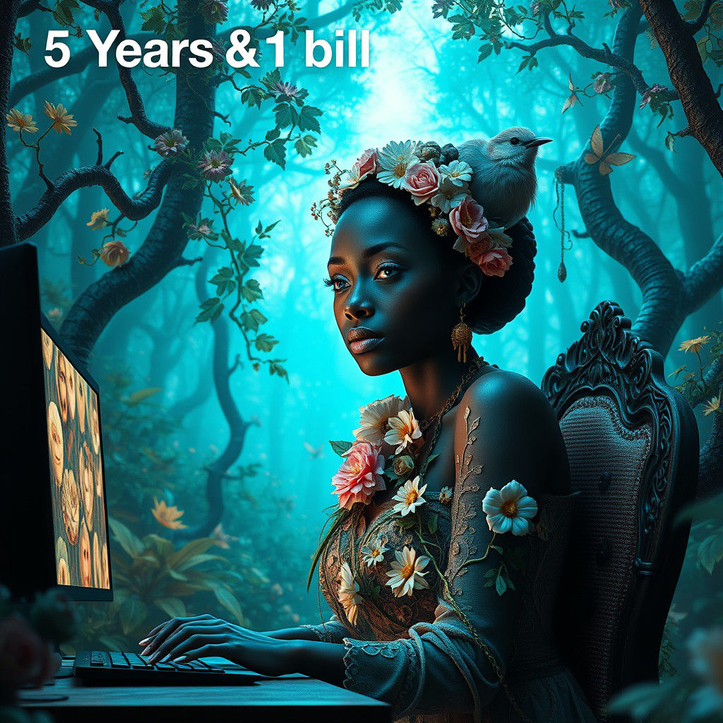 Woman's Imagination Bursts Forth in Art Brut Style