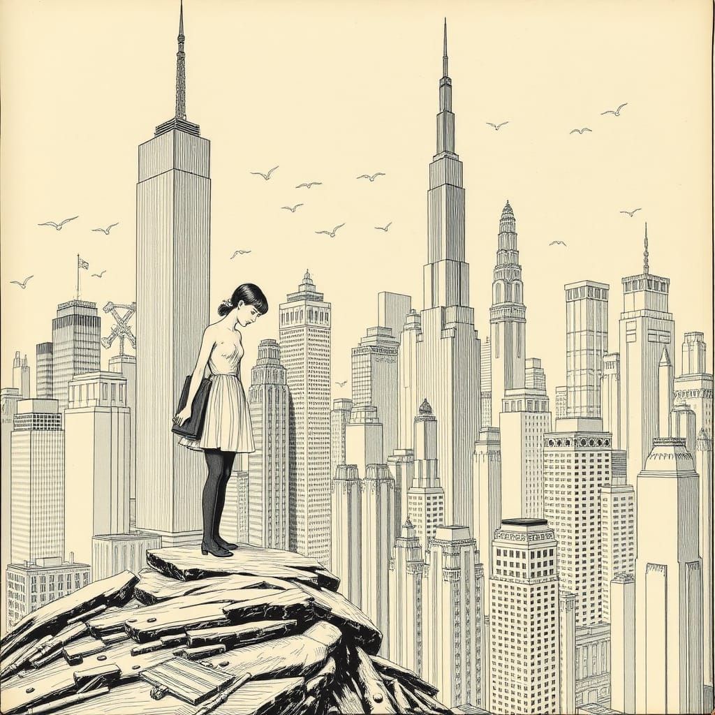 Surreal Comic Art in Winsor McCay Style