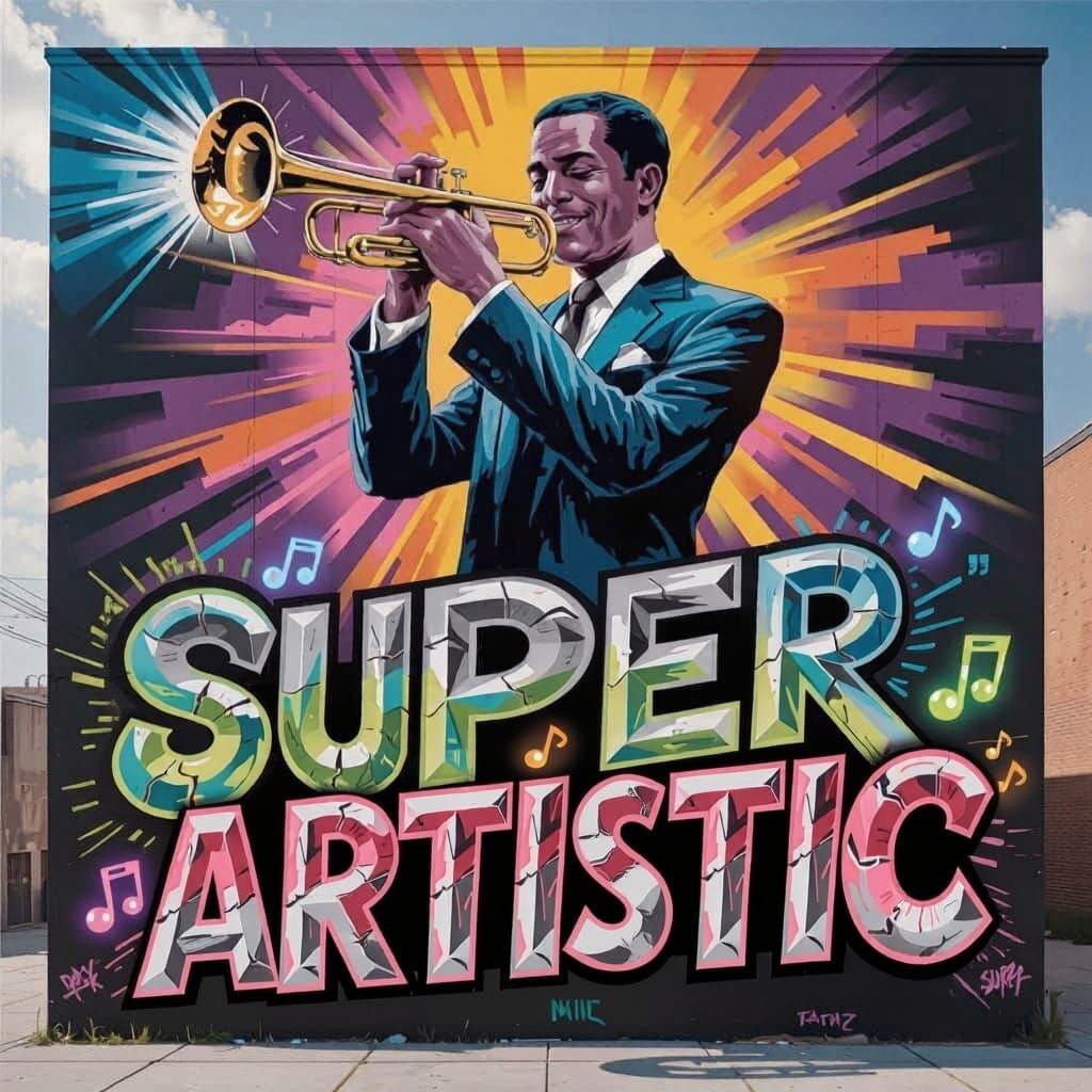 change text that says  "SUPER ARTITIC"  to  "SUPER ARTISTIC"...