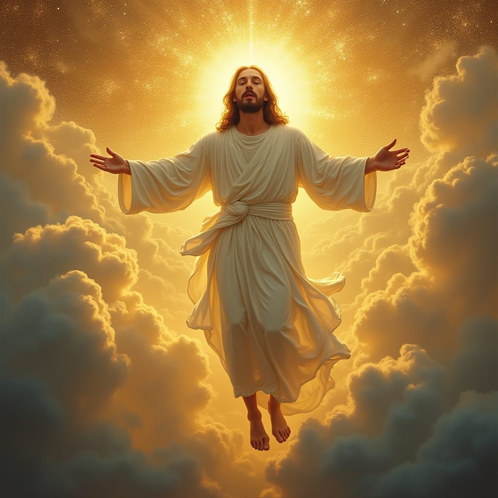 Jesus in Heaven: Medieval Masters Style