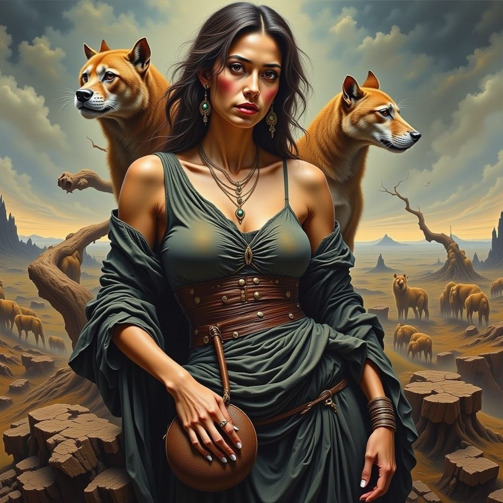 Abstract Surreal AI Image Generation Experiment