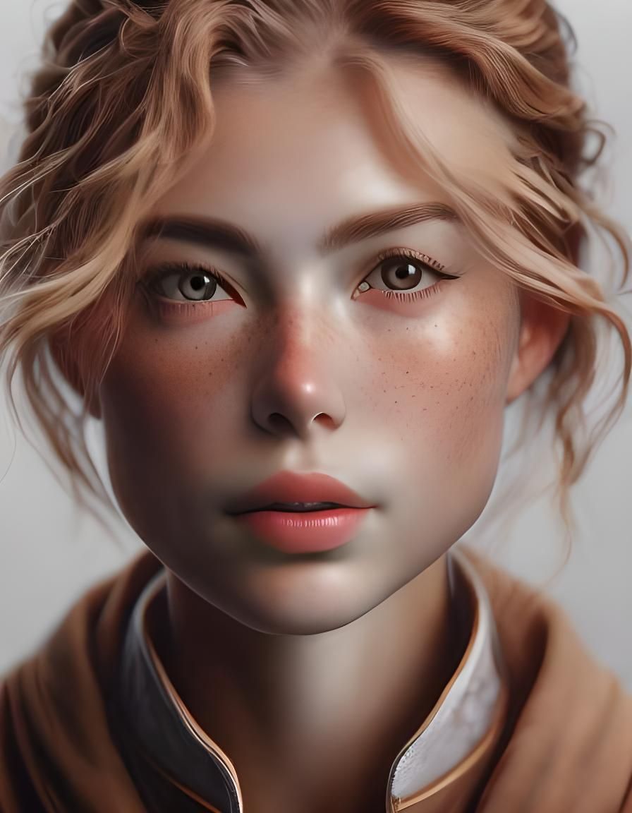 Realistic Portraits in 8k Resolution with Bokeh