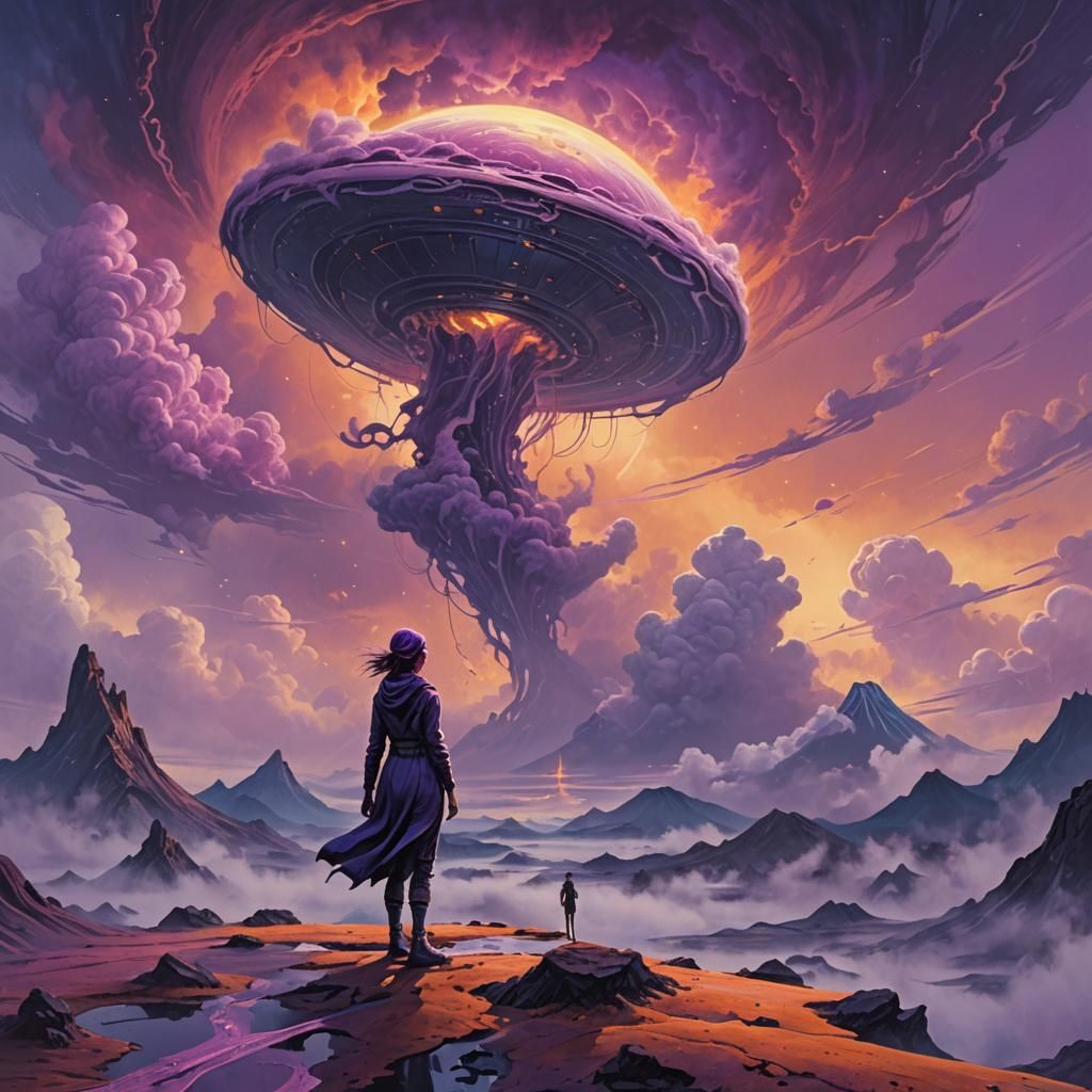 Alien Woman on Venus: Fantasy Concept Art