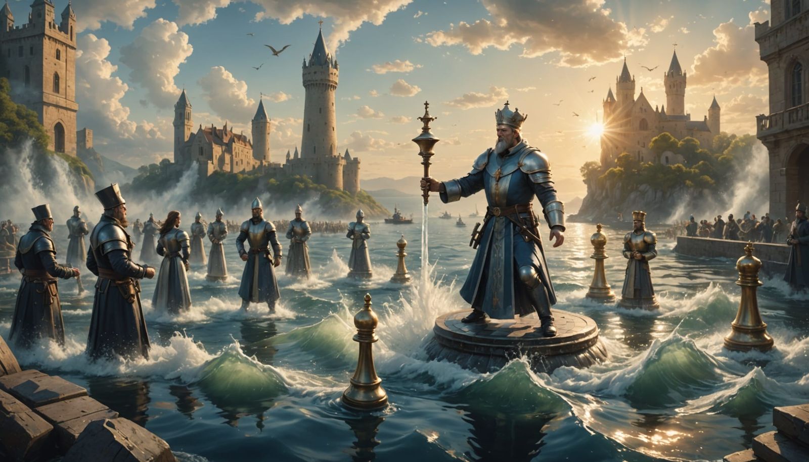 Chess Master in Heavenly Battle