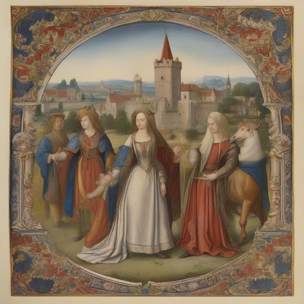 Medieval Woman Digital Art