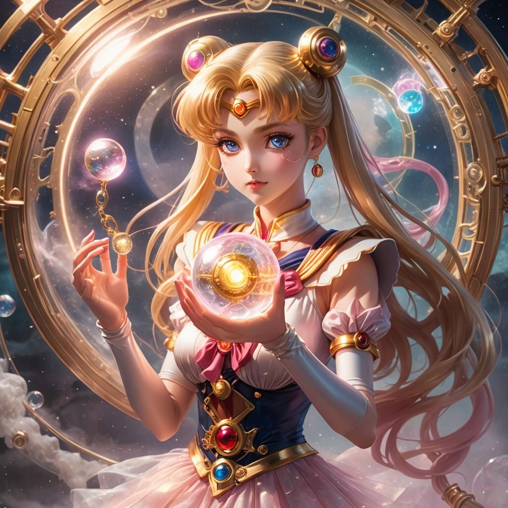 Sailor Moon with Steampunk Chimeric Sphere