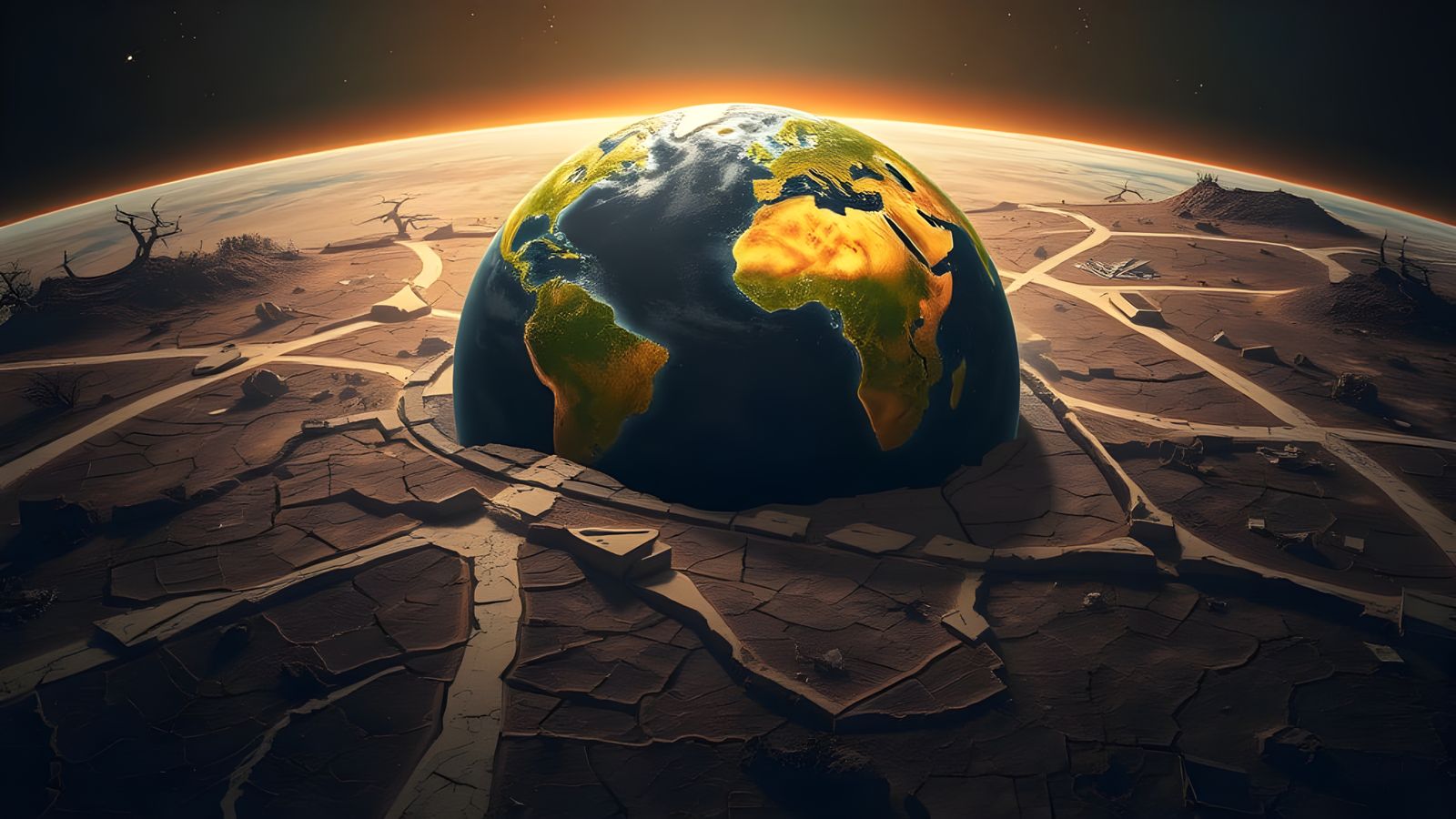 Damaged Earth: Global Warming's Hyperrealistic Impact