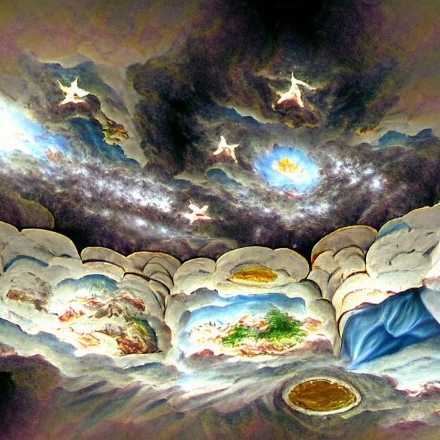 Celestial Vista: A Cosmic Landscape