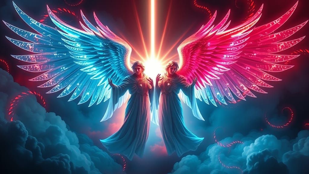 Majestic Archangels Converge in Radiant Glory