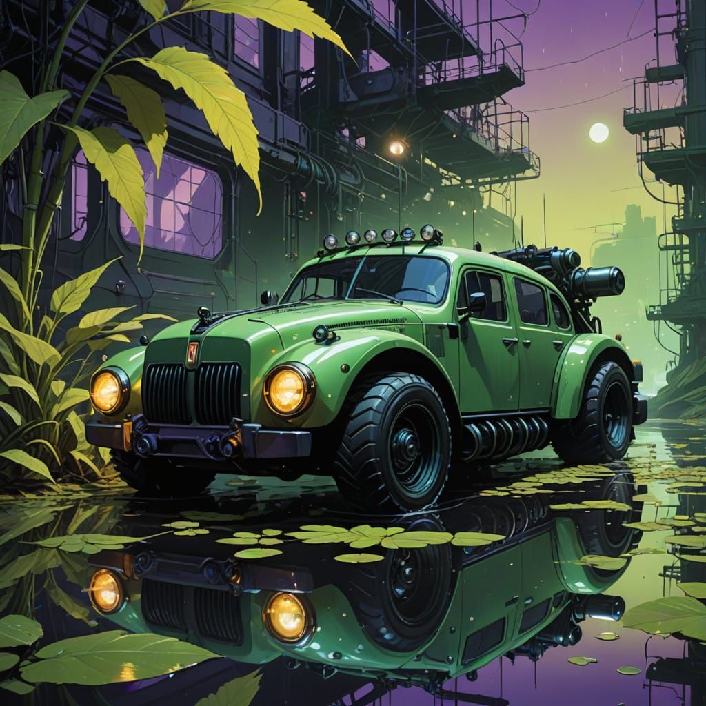 Industrial Caterpillar Vehicle with Butterfly Driver