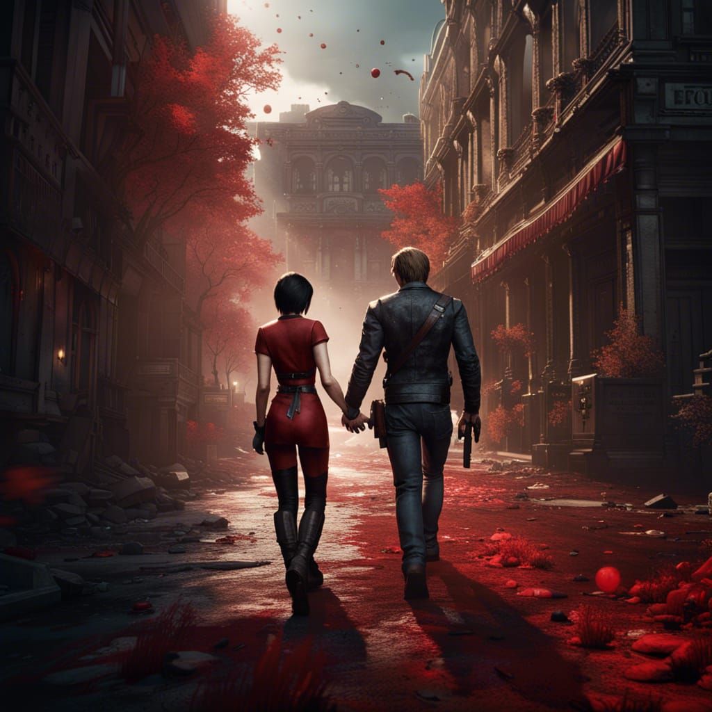 Ada Wong and Leon Kennedy: Fantasy Concept Art