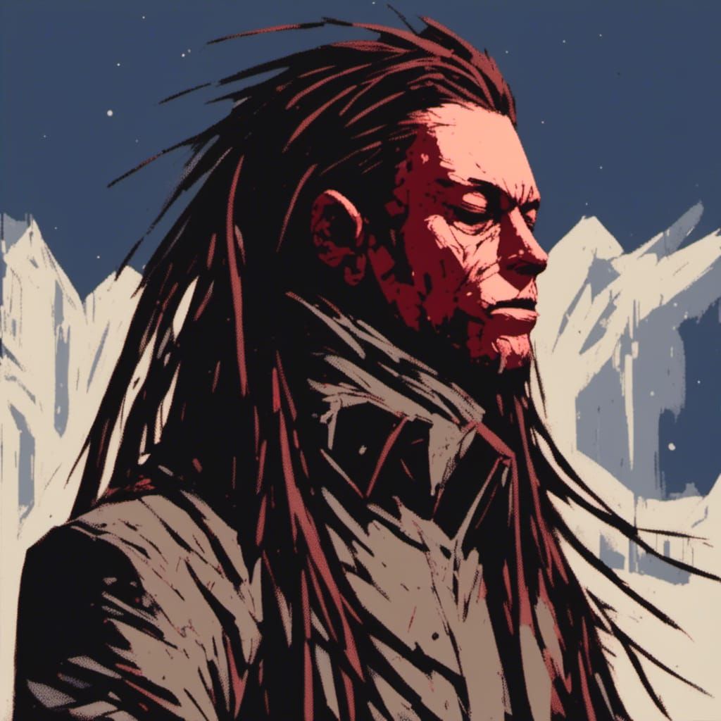 Abstract White Line Art, Minimalist Design