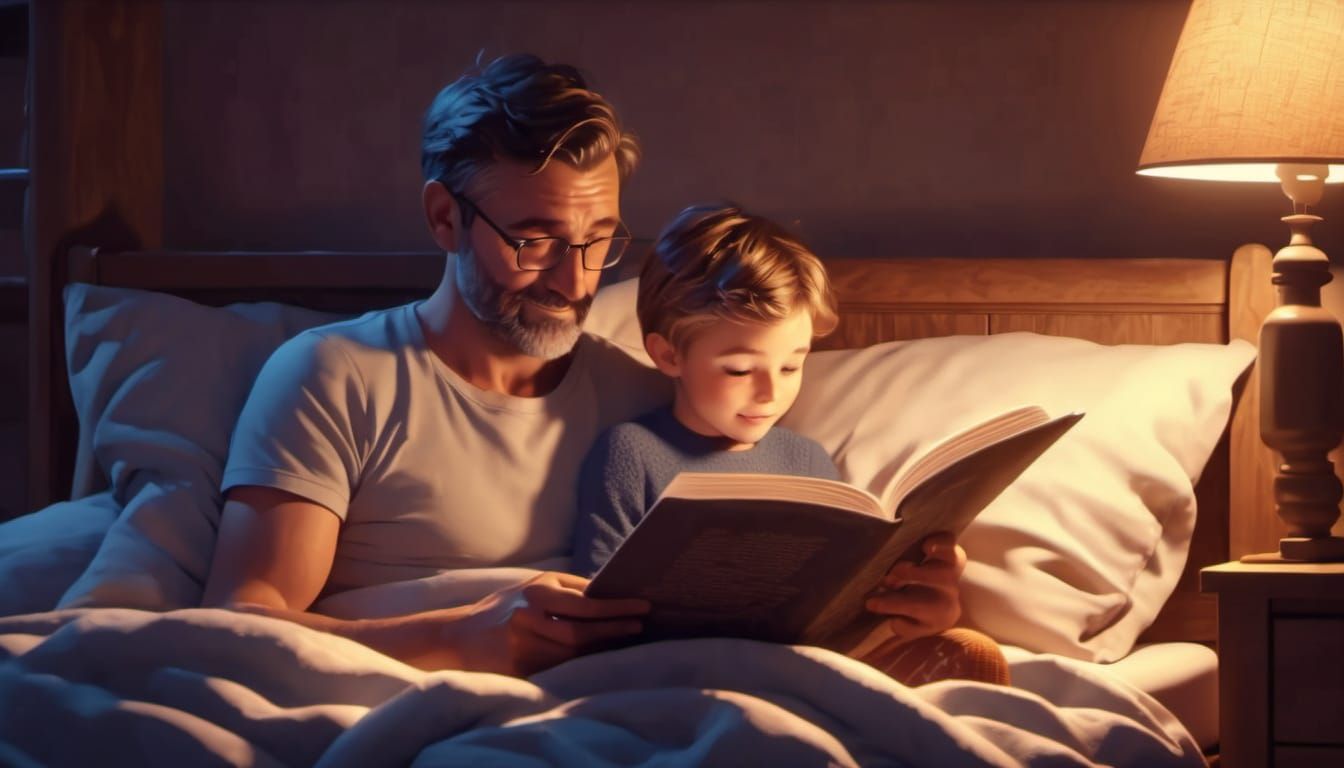 Heartfelt Bedtime Story in Storybook Style