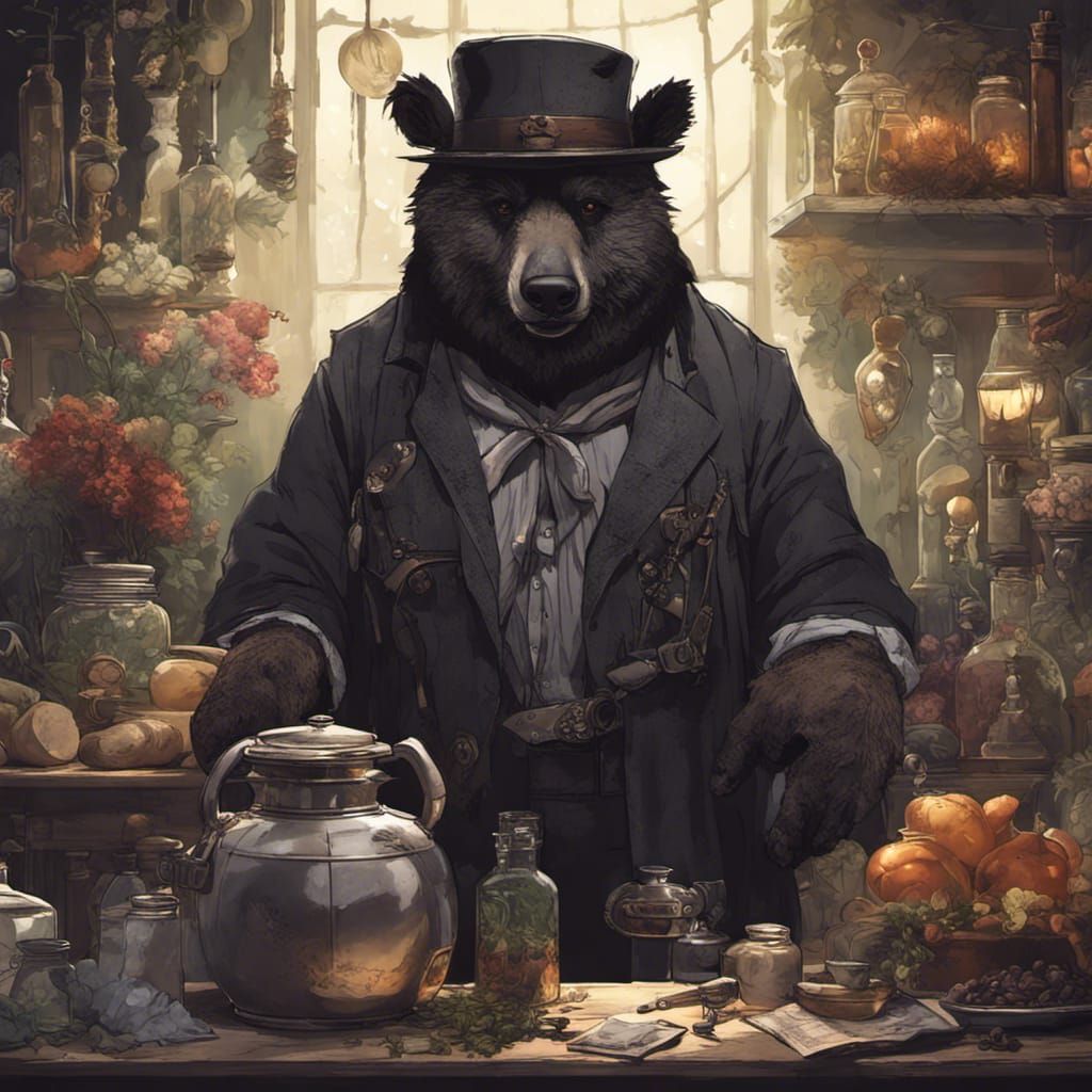Plague Doctor Bear