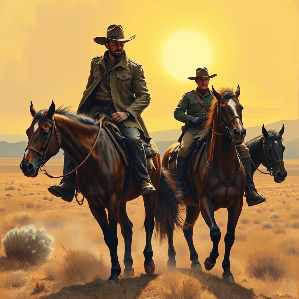 Majestic Horses Ride Across the American West