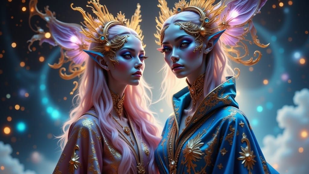 Ethereal Clairvoyants of Telluria in Electric Mist