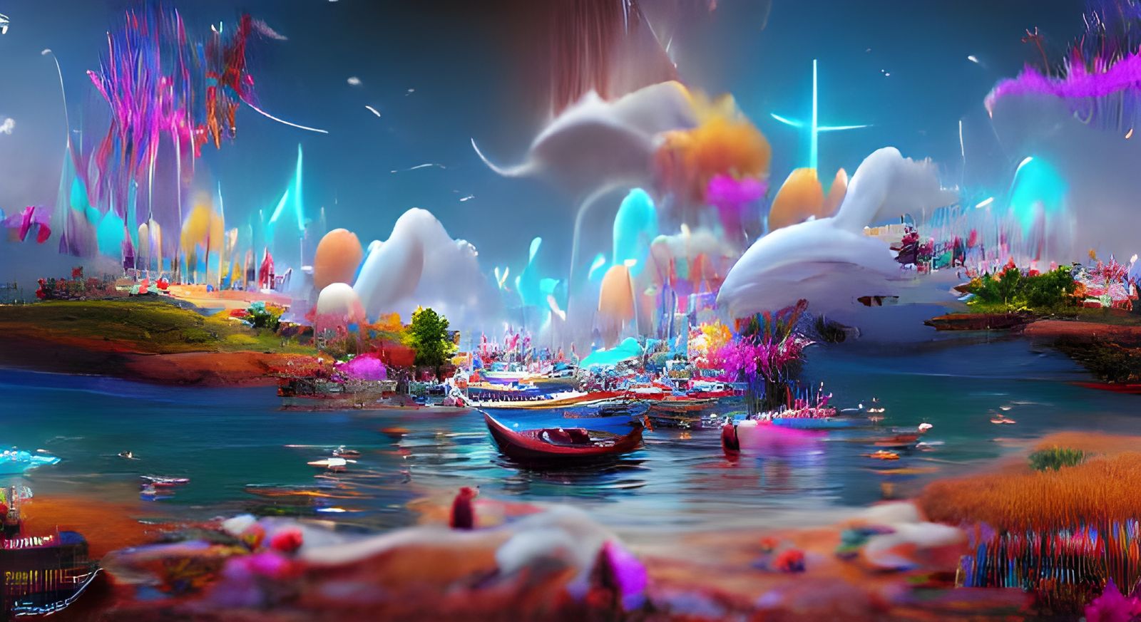 Dreamland Landscape in 8k Resolution