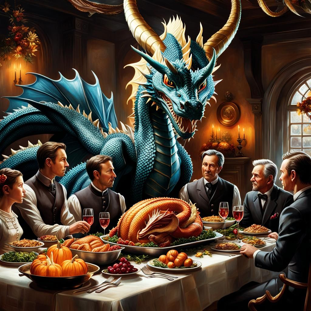 Thanksgiving dragon