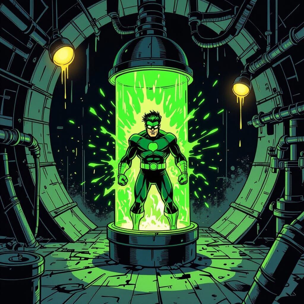 Gamma Jack Emerges From Radioactive Capsule