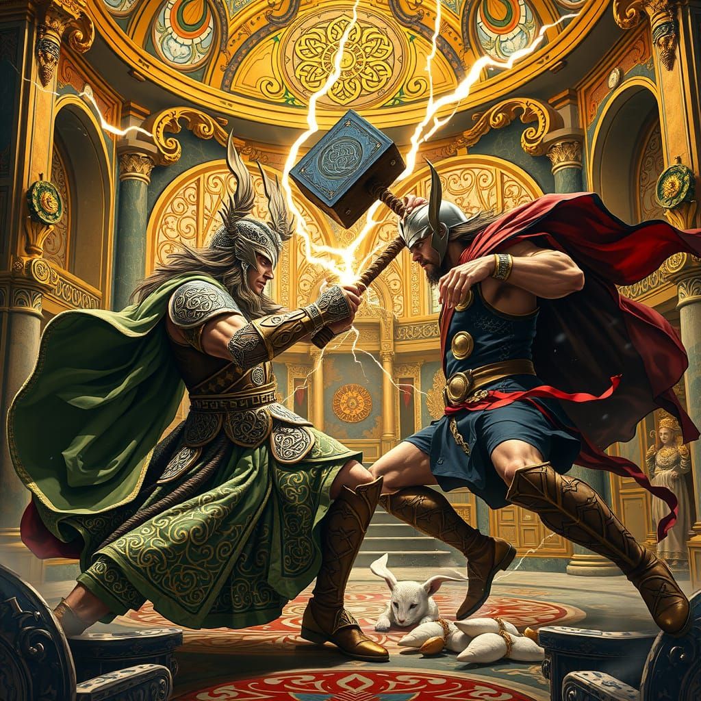 The Irish god of thunder Taranis, also known as Tuireann fig...