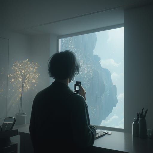 Luminous Diamond Facets Refract Light in Cinematic Style