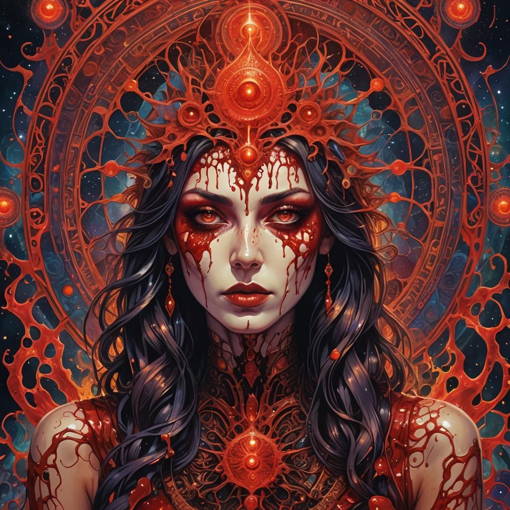 Surreal Psychic Figures in a Dreamlike State