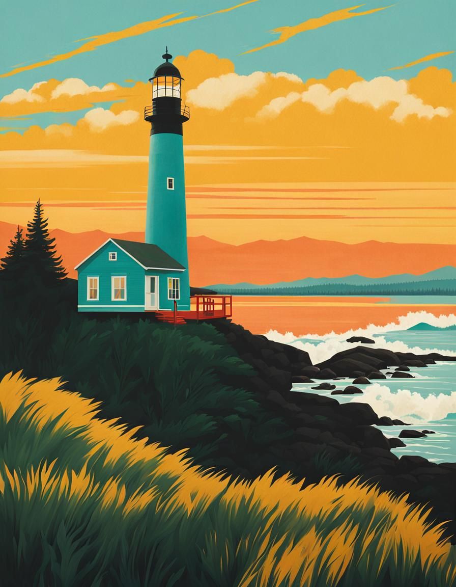 Wes Anderson Style Symmetrical Composition