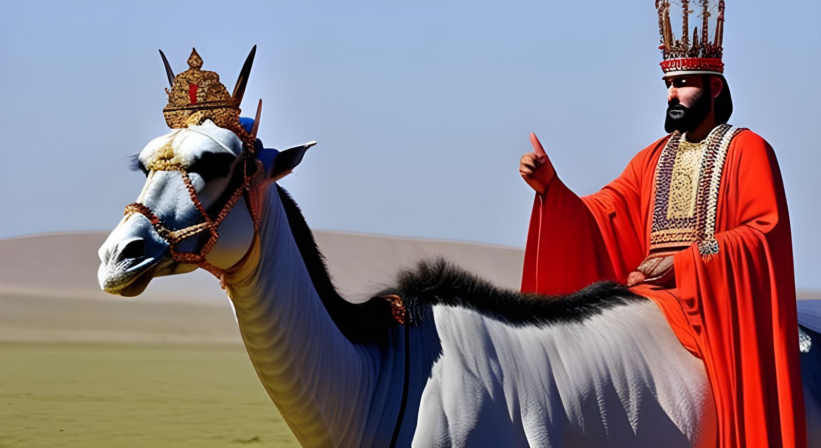 King Paimon with Crown on Dromedary