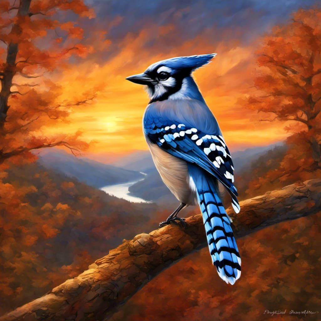 Beautiful Blue Jay
