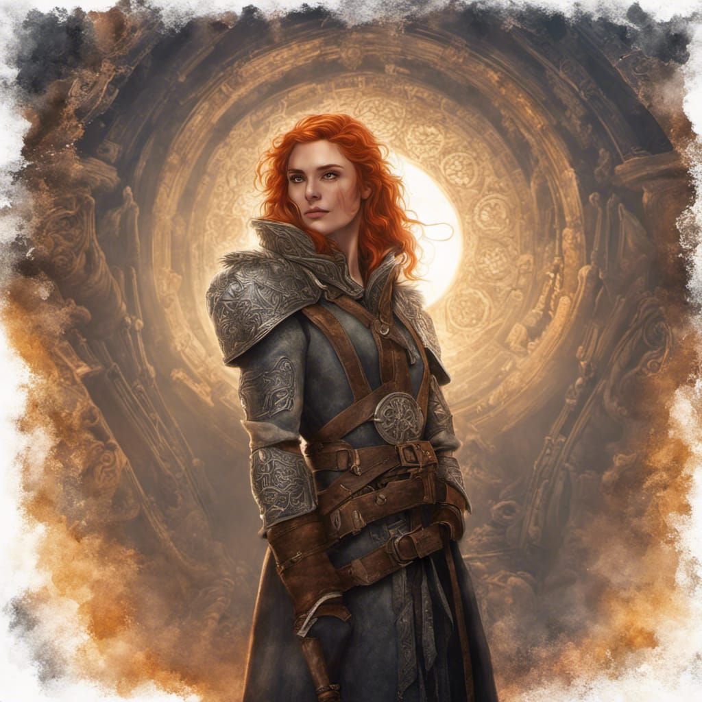 Elegant Shallan Davar Digital Illustration in 8k