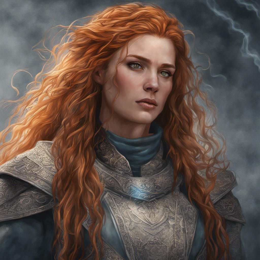 Shallan Davar: Hyper-Realistic Digital Illustration