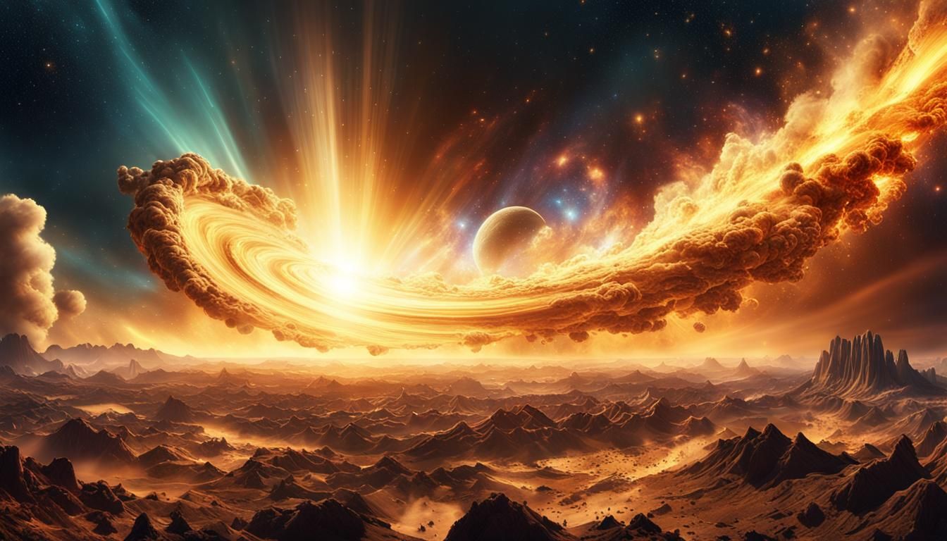 Cosmic Implosion: A Digital Matte Painting