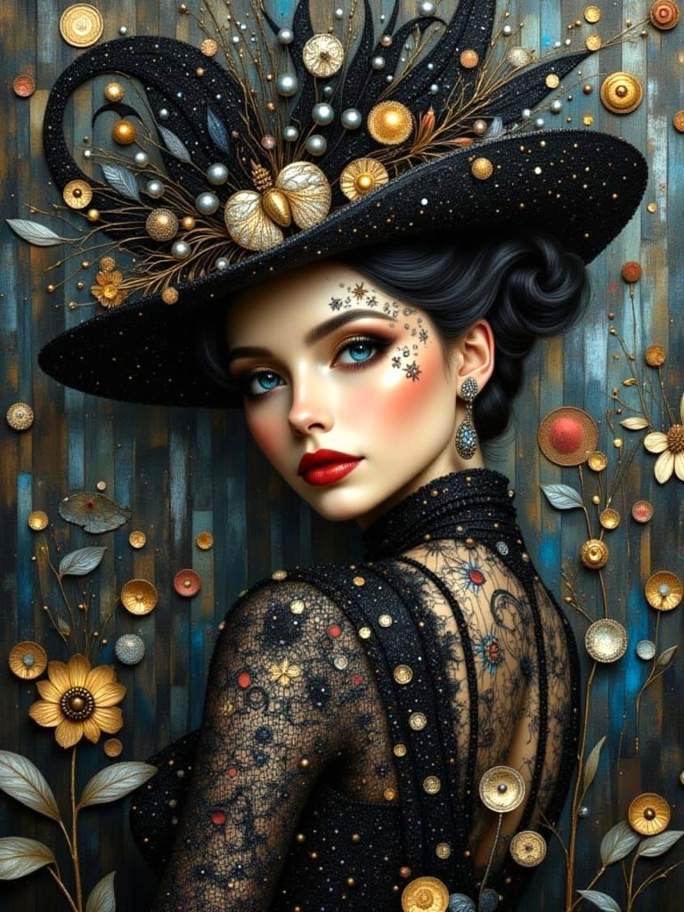 Anna Karenina in Goth Whimsy Style