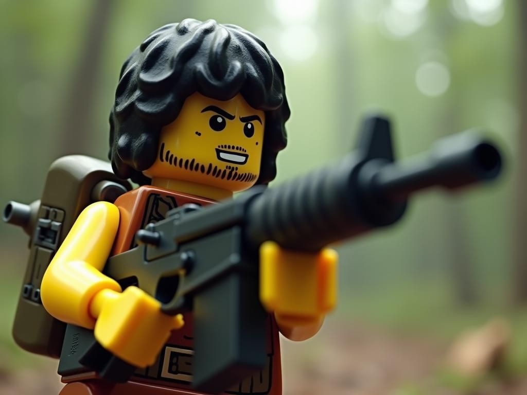 Lego Rambo in Vietnam War