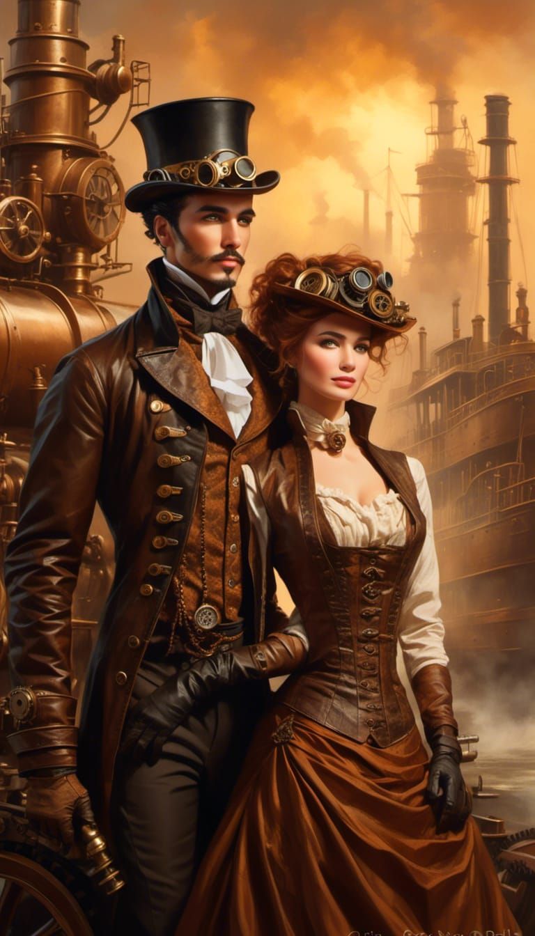 Steampunk Romance Cover