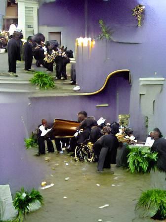 New Orleans Jazz Band Plays Funeral March