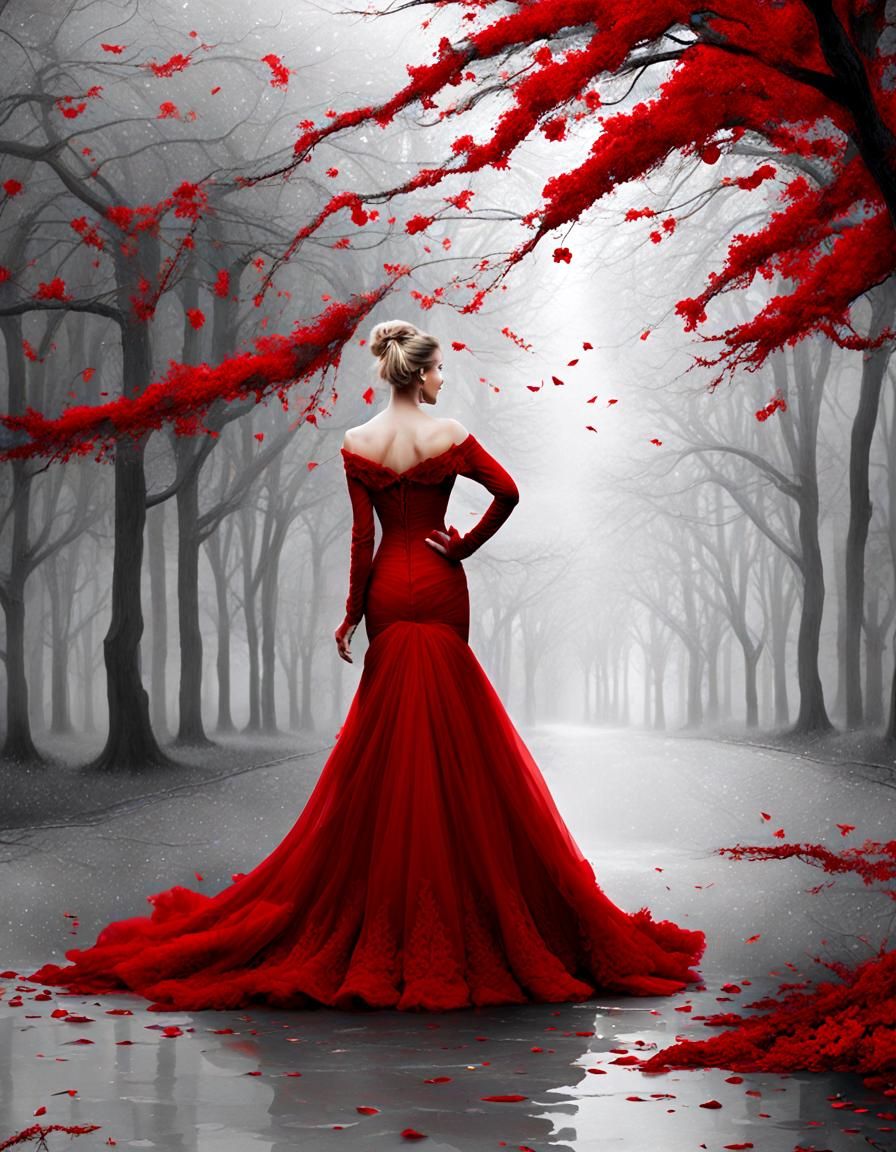 Abstract Red: A Symbolic Meditation on Love