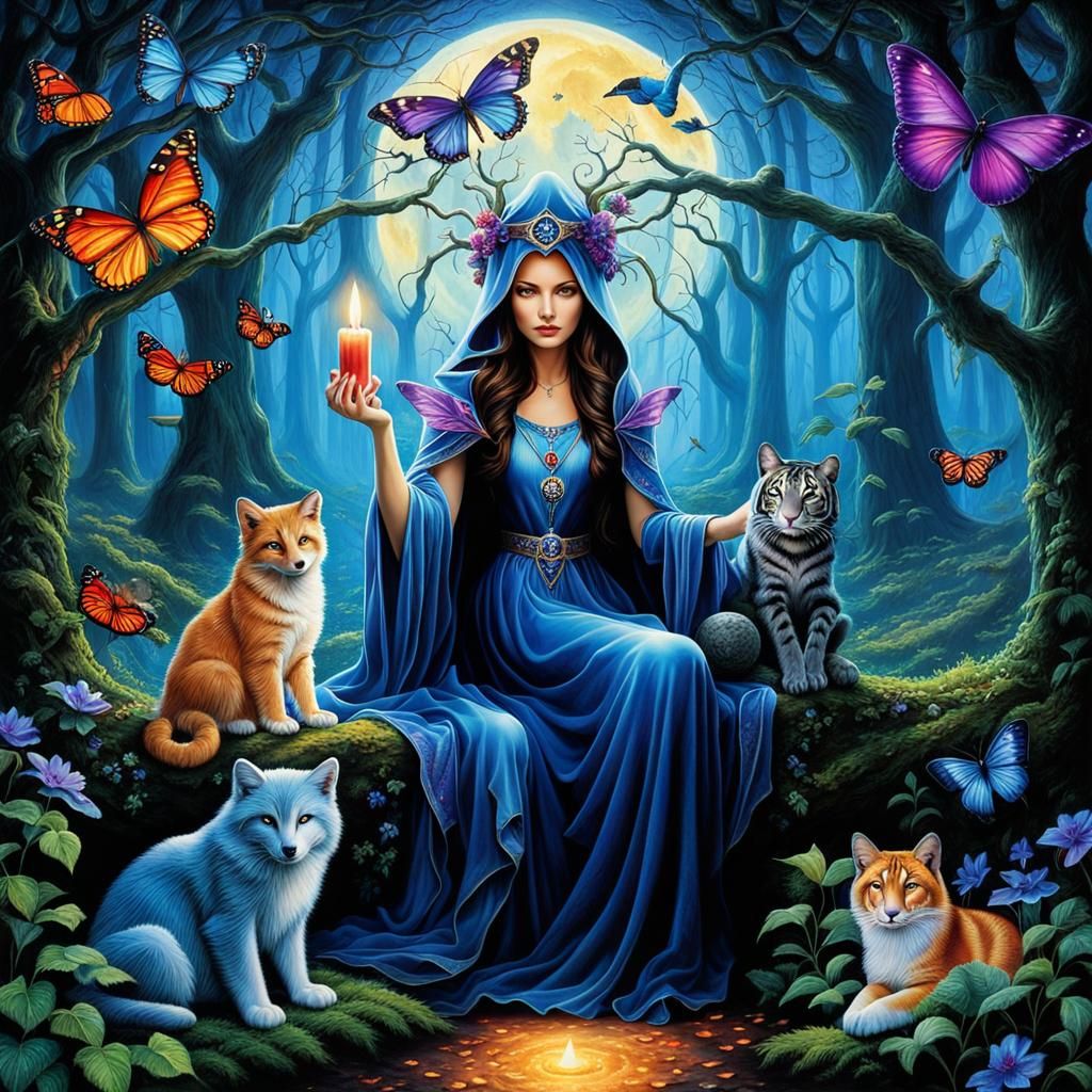 Enchanted Fantasy Dreamscape: Otherworldly Fairy Garden