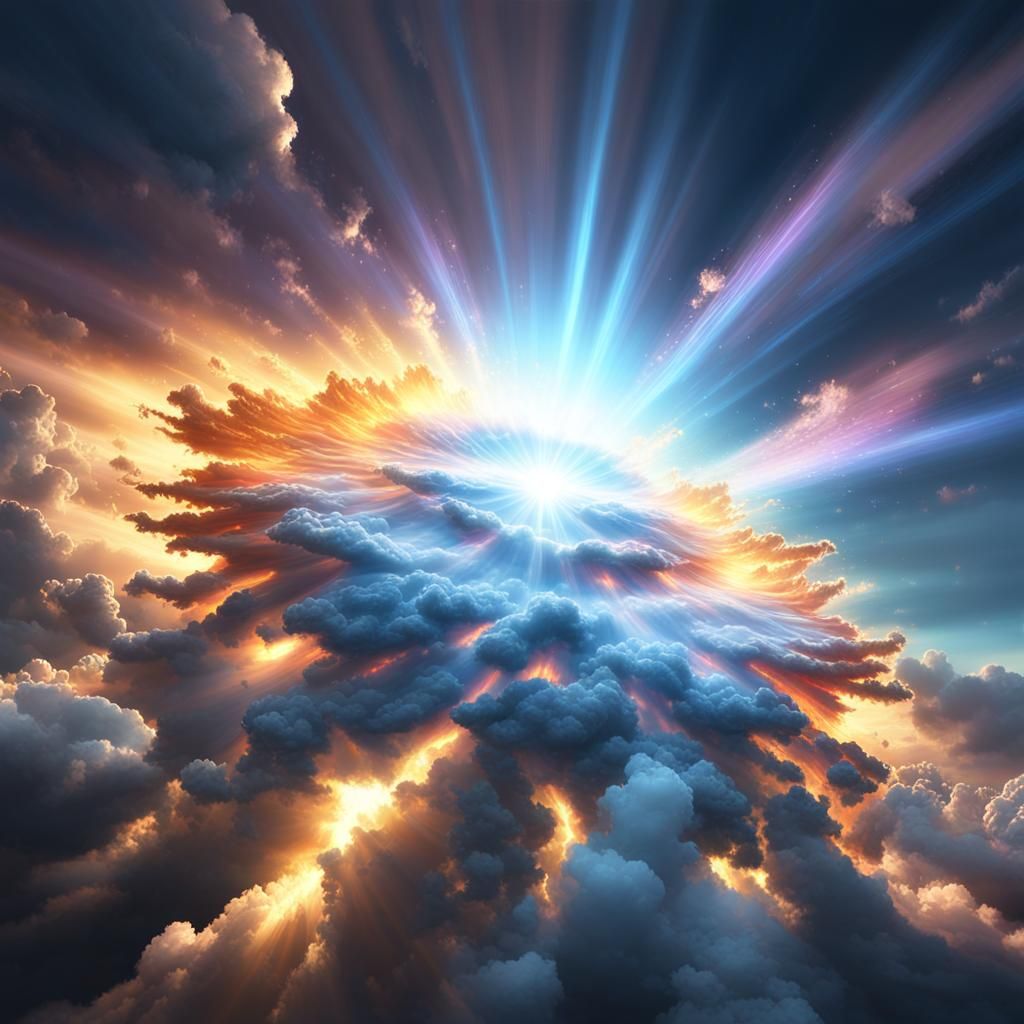 Epic Plasma Burst in Night Sky