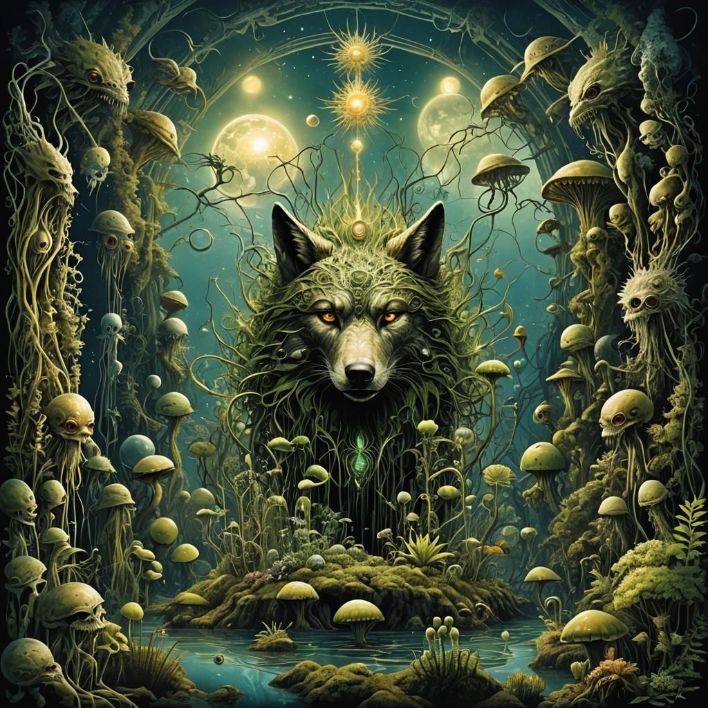 Surreal Alien Opera with Cyberpunk Couture