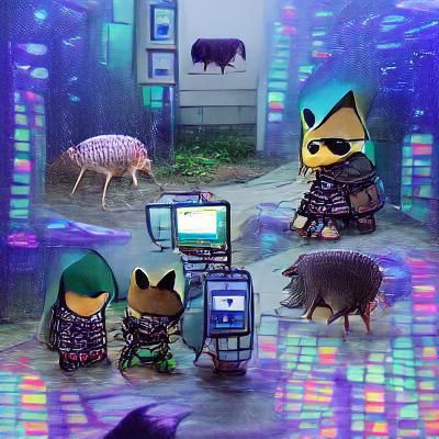 Cyberpunk Meets Animal Crossing: A Surprising Mashup
