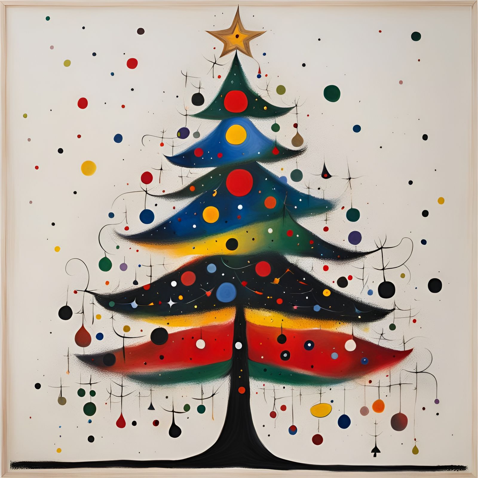 Miró Christmas Tree (II)