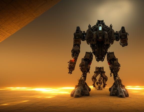 haunted tomb intricate mech details, ground level shot, 8K resolution, Cinema 4D, Behance HD, polished metal, Unreal Eng...