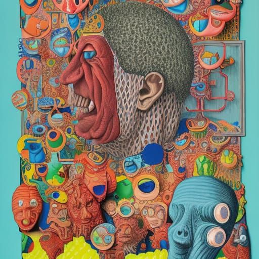 Social Surrealism Artwork of Jeffrey Door Wart