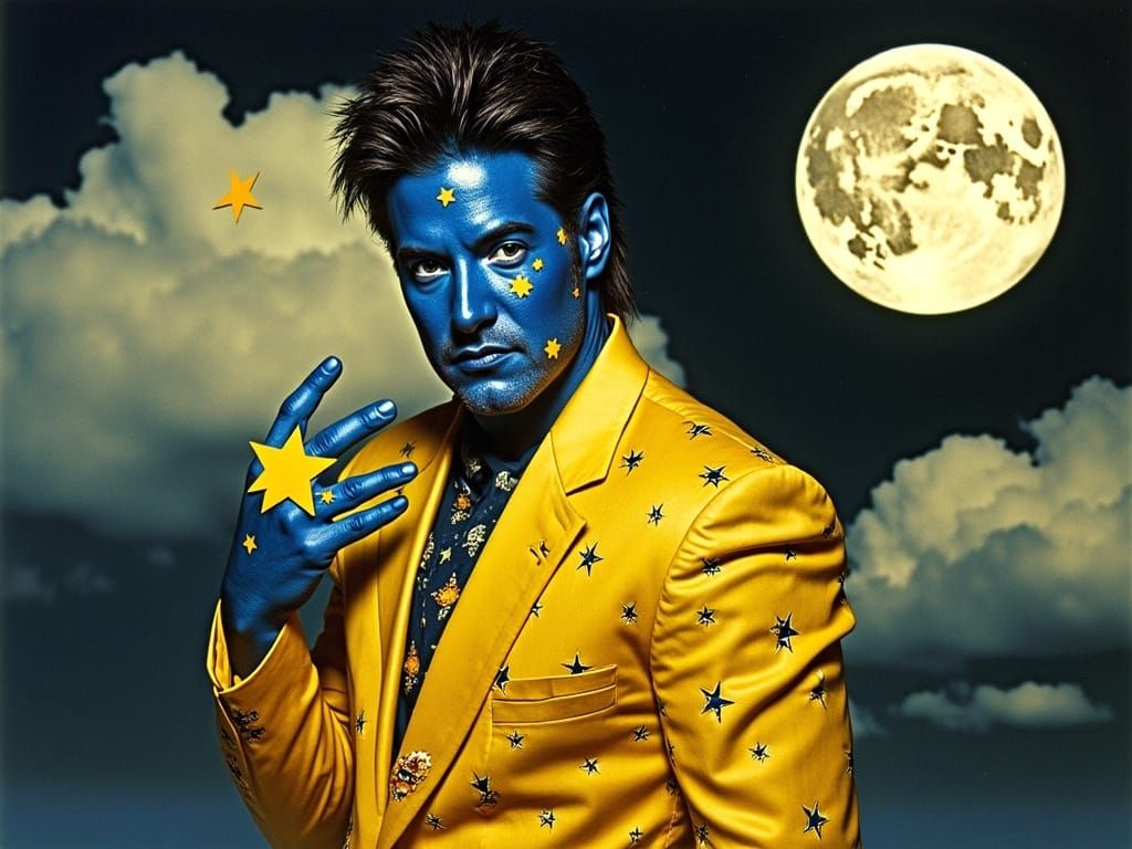 Chiseled Hero in Celestial Splendor